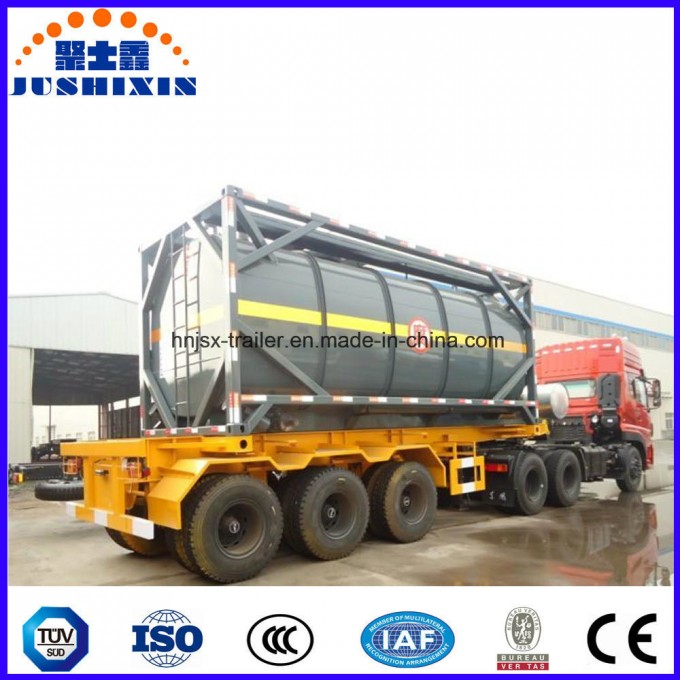 20FT 40FT Chemical Corrosive Liquid Tank Container, ISO Container Tanker for Sale Image1