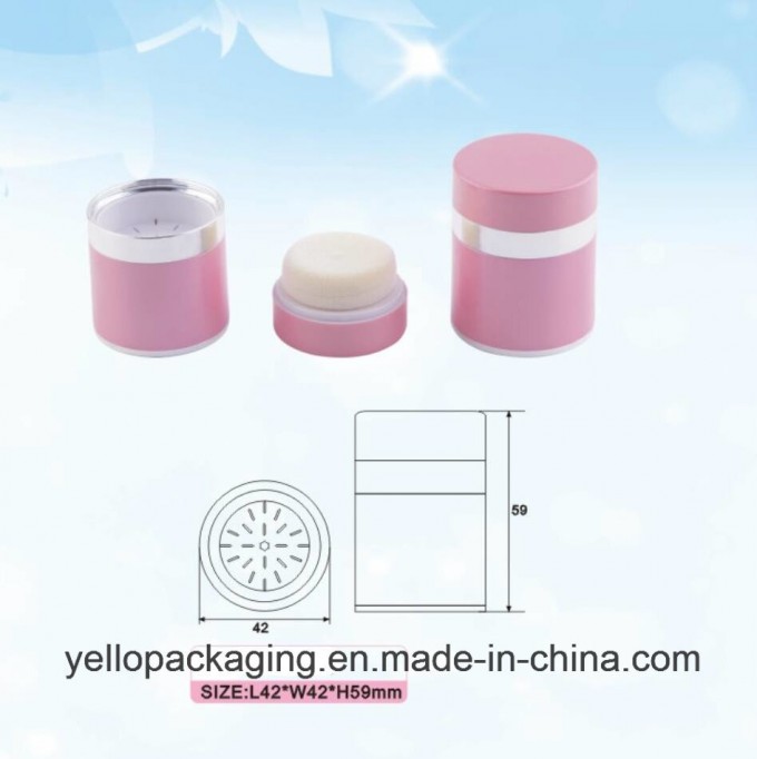 Plastic Container Cosmetics Container Cosmetic Package Loose Powder Case Image1