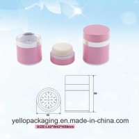 Plastic Container Cosmetics Container Cosmetic Package Loose Powder Case