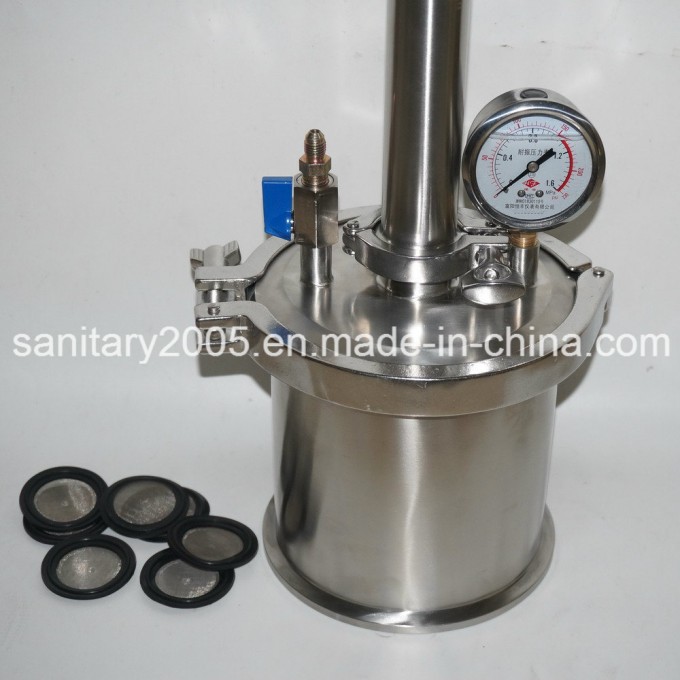 Stainless Steel Container with Corresponding Lids and Fittings Image1