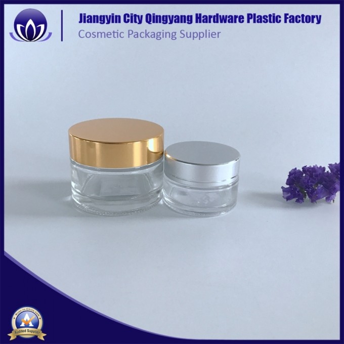 Wholesale Empty 20g Clear Glass Cream Jar for Cosmetic Image1