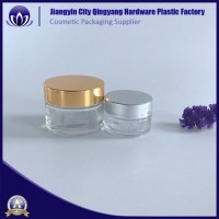 Wholesale Empty 20g Clear Glass Cream Jar for Cosmetic
