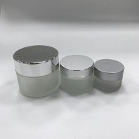 30ml Glass Jars for Cosmetics Cream Packaging Container 30g Clear Frost Glass Jar