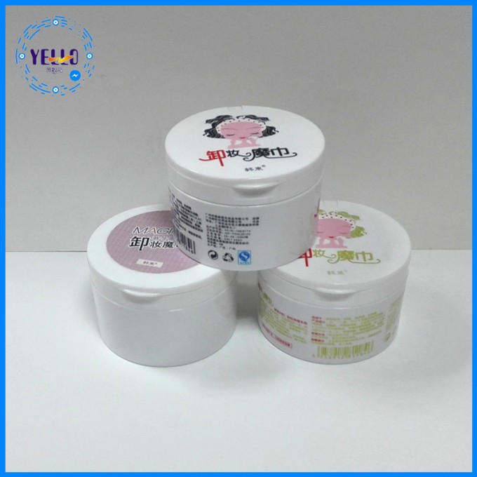 Hot Sale Makeup Remover Pads Plastic Cosmetic Bottle Image1