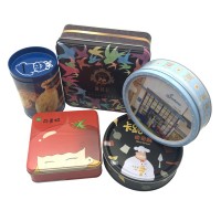Denmark Cookie Box Biscuit Tin Container with Custom Printing