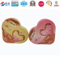 Mould Existing Heart Shaped Metal Tin Container for Chocolate Packaging