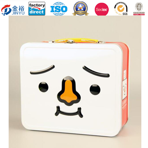 Food Grade Tin Take Away Food Containers with Handle Image1