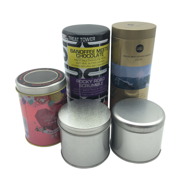 Round Tin Can Tin Container Wholesale with Custom Printing Image1