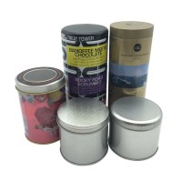 Round Tin Can Tin Container Wholesale with Custom Printing