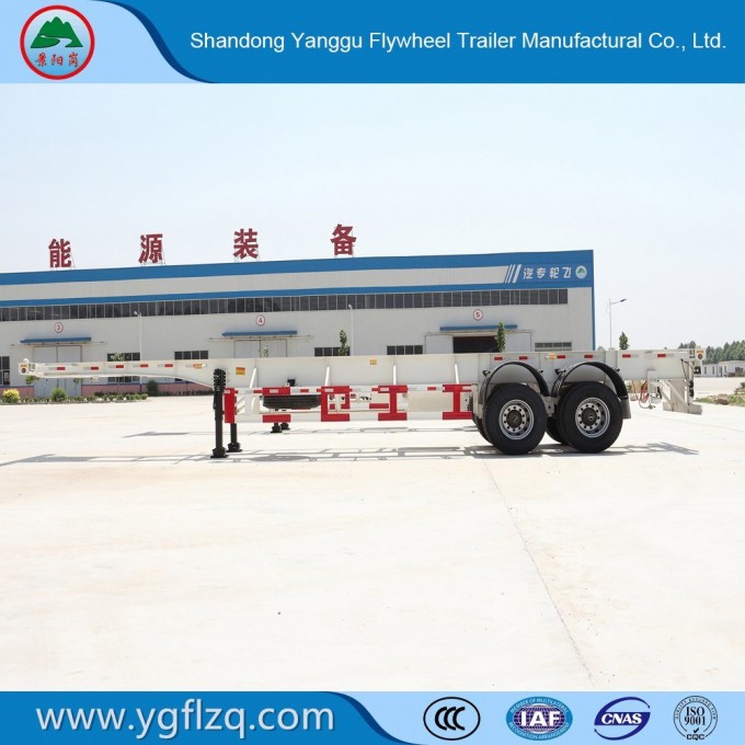 ISO9001/CCC Certificate 2/3 Axles Skeleton Container Trailer for 20/40FT Container Transport Image1