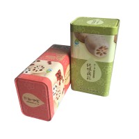Albumen Powder Tin Rectangle Tin Container