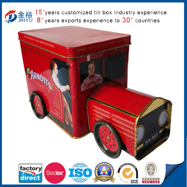 Irregular Car Shaped Metal Food Container Image1