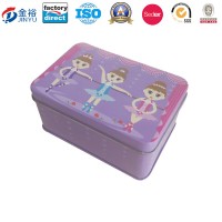 Cute Babay Girl Printed Metal Container for Food Packaging