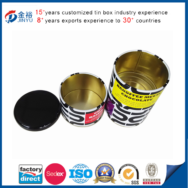 Round Shaped Metal Food Container Image1