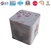 Square Shape Tin Container for Tea