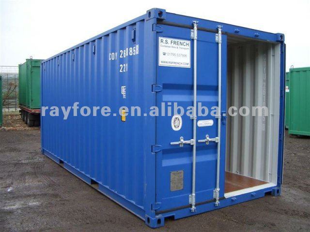 New Standard Container From Container Yard with Blue Color Image1