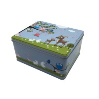 Rectangle Shape Tin Box Wholesale Tin Container Packaging Box