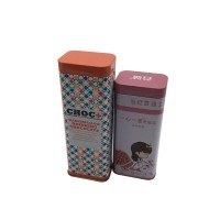 Tin Box Wholesale Airtight Lid Rectangle Shape Tea Tin Packaging Box