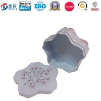 Custom Flower Shaped Metal Box for Food Container