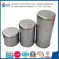 No Printing Round Candy Tin Airtight Lid Tin Box Manufacture
