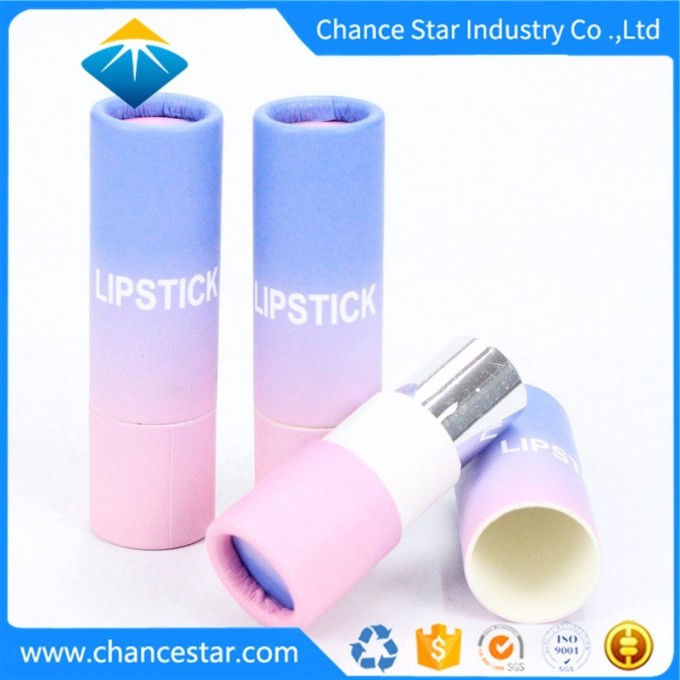 Custom Cute Printing Round Empty Lipstick Container Image1