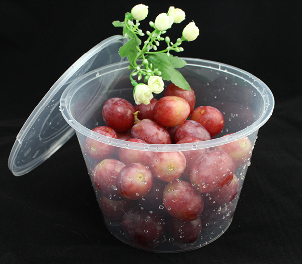 Wholesale High Insurance Heat Resistant Round PP Microwave Safe Food Container with Lid Image1