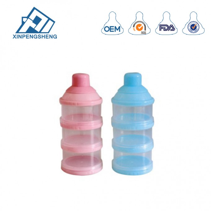 Baby Food Storage Box/Portable 3 Layered Milk Powder Container Image1