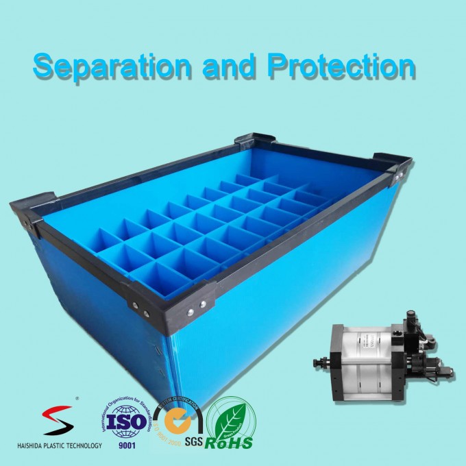 PP Hollow Impact Resistance Turnover Box Stackable Container Image1