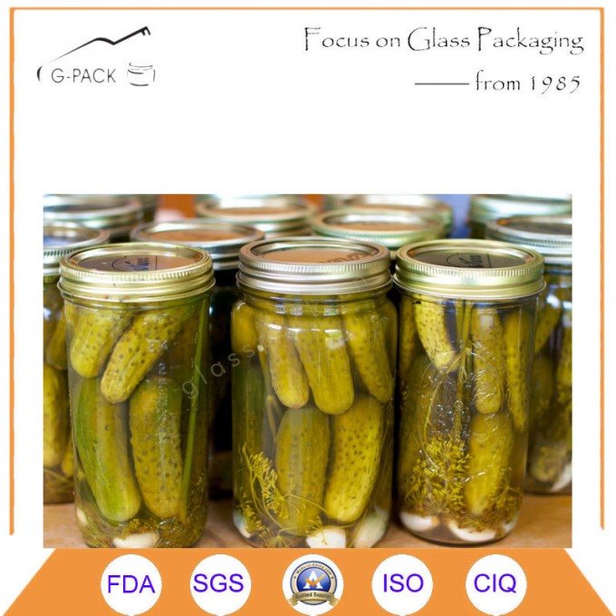 16oz Pickle Jars, Pickles Canning Containers Image1