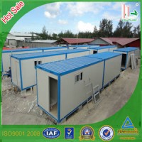 Low Cost Container Office and Home at Site