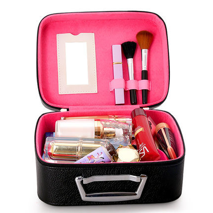 Travel, Portable, Large Capacity, Lovely Girl Hearts, Multi Layer Containers Image1