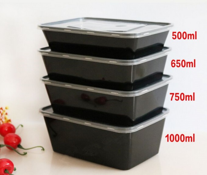 3-Compartment Fast Food Container Image1