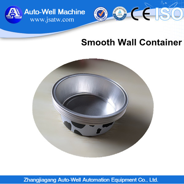 White or Silver Coated Smooth Wall Aluminium Containers Image1