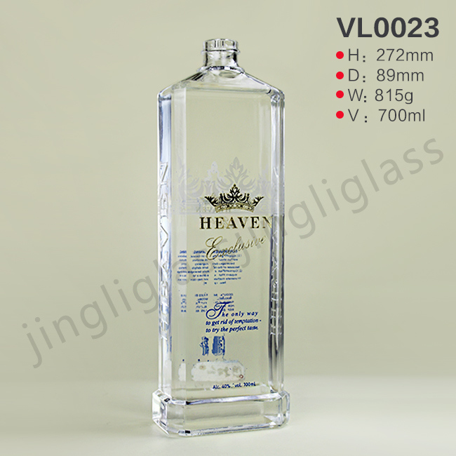 Chinese Company Wholesale Empty Whisky, Vodka, Alcohol, Liquor Glass Bottles Container Image1