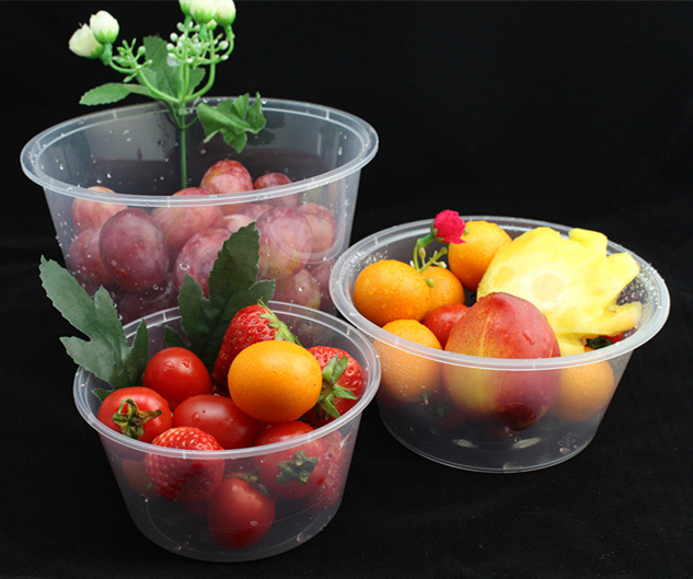 Eco-Friendly Clear Food Packaging Lunch Box Disposable Microwave PP Container 1500ml Image1