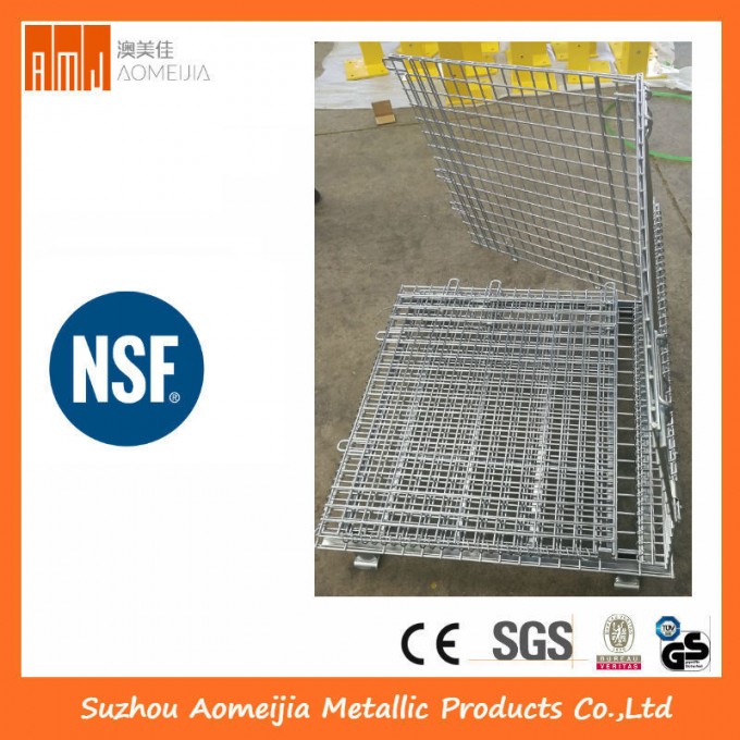 Zinc Finish Wire Container with Super High Weight Capacity Image1