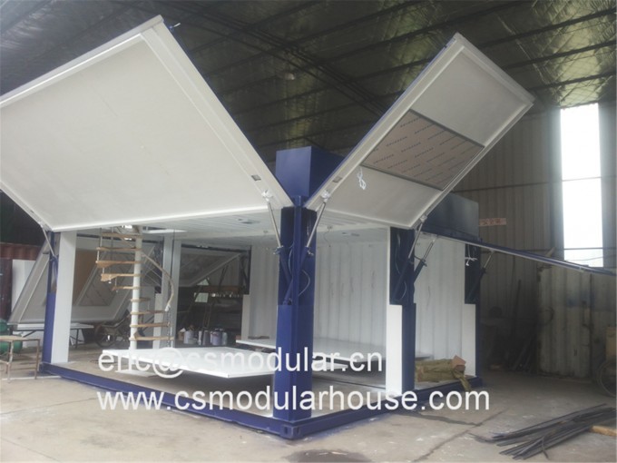 40FT Luxury China Manufactured Expandable Container House, Folded Container House Image1
