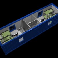 Flat Pack Modular Container House (SH101)