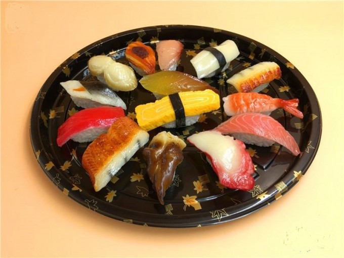 Sushi House Service Tray Plastic Plate Take Away Sushi Container Image1