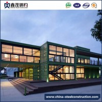 China Flat Pack Container House Office Container with Steel Frame