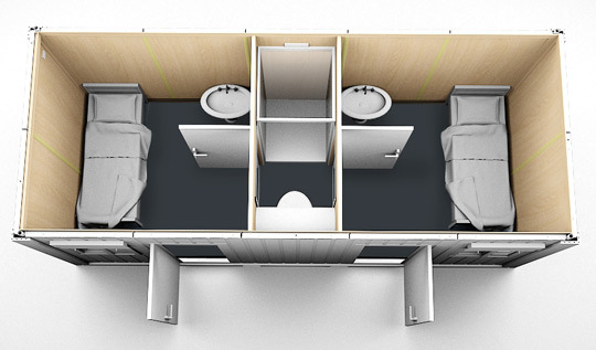 Customer OEM Standard Container Made Cheap Flat Pack House Image1