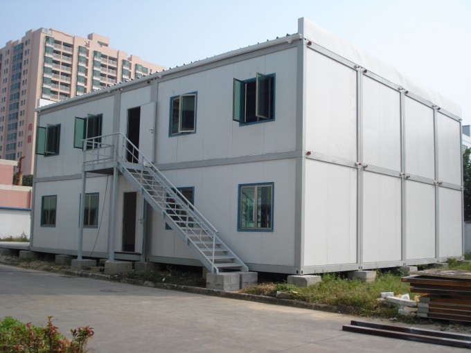 Mobile Prefab Steel Container House for Hotel or Workshop or Dormitory Image1