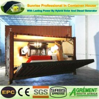 Prefabricated Prefab Portable Shops / Container Building / Mobile School / Classroom Dormitory