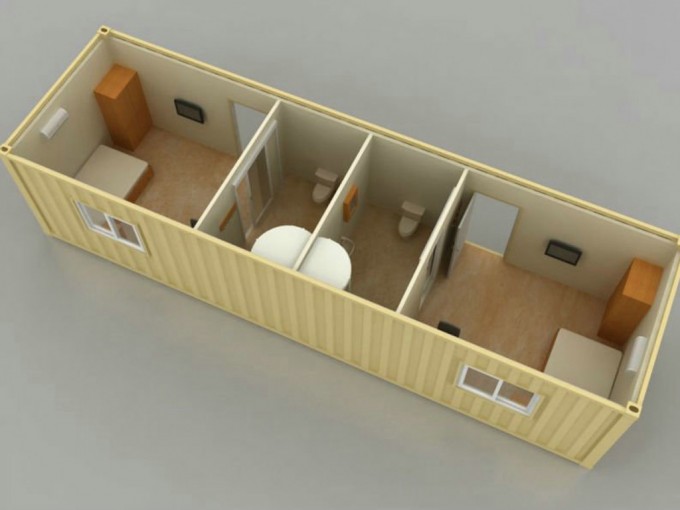 Modular Prefab Container House with Kitchen and Bathroom Image1