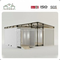 Prefabricated Sandwich Modular Container with Steel Structure Gable Roof