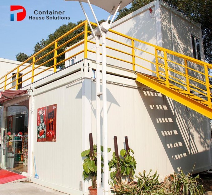 Mobile Store Container Frame Steel Structure House Portable Container Shop Image1