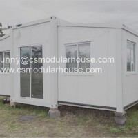 2 Bedrooms Expandable Container House with Toilet and Kitchen