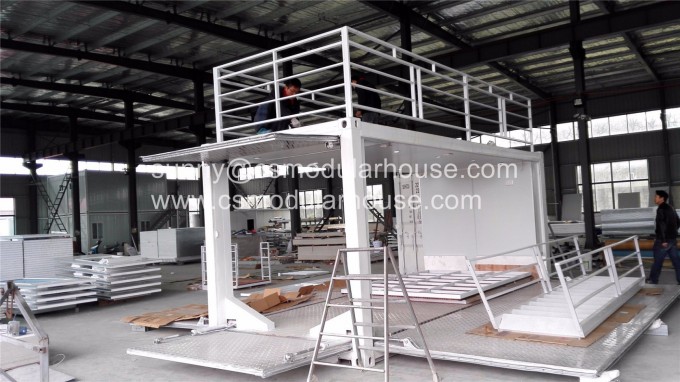 Low Cost Foldable Coffee Shop Container House Image1