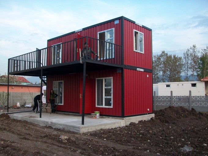 China Cheap 20FT Portable Flat Pack Prefab Container House for Sale Image1
