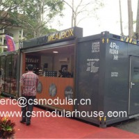 Living Container House, Container Bar, Prefabricated Container Bar/Modular Shop Bar/Beach Bar